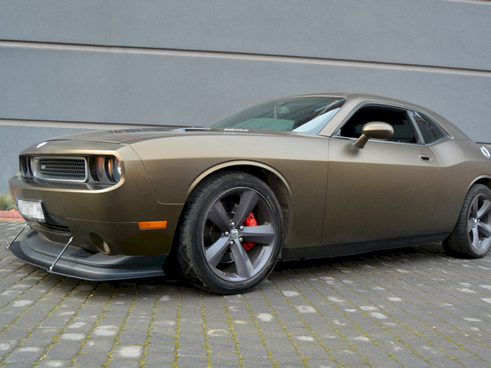 Maxton Design Hybrid Front Splitter V.1 Dodge Challenger Mk3 PHASE-1 SRT8 Coupe - DO-CHL-3-SRT8-FD1G+CNCA - Image 3