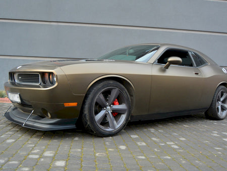 Maxton Design Hybrid Front Splitter V.1 Dodge Challenger Mk3 PHASE-1 SRT8 Coupe - DO-CHL-3-SRT8-FD1G+CNCA - Image 3