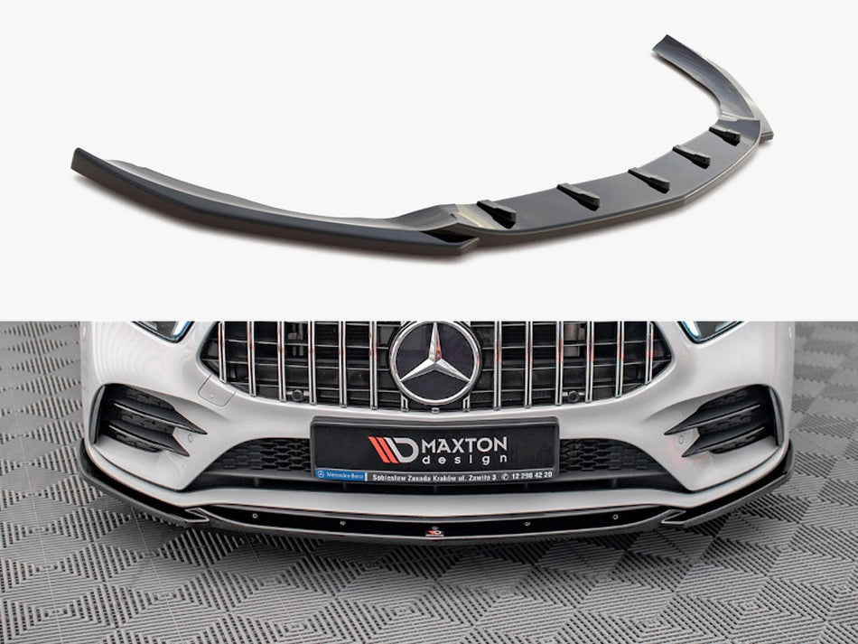 Maxton Design Front Splitter V.5 Mercedes A35 AMG / AMG-Line W177 - ME-A-177-AMGLINE-FD2G - Image 1