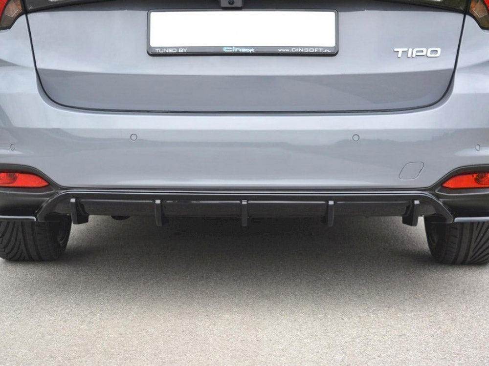 Maxton Design Rear Valance Fiat Tipo S-Design SW - Carbon Look - FI-TI-1-S-SW-RS1C - Image 2