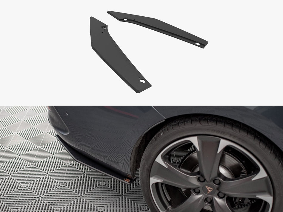 Maxton Design Street PRO Rear Side Splitters Cupra Leon ST Mk1 - CULE1STCNC-RSD1B - Image 1