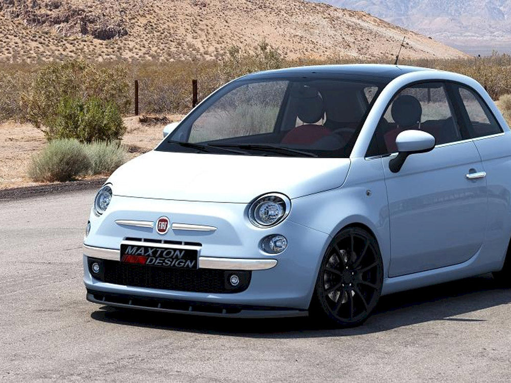 Maxton Design Front Splitter V.1 Fiat 500 Pre-facelift (2007-2014) - FI-500-FD1G - Image 2