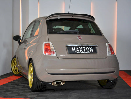 Maxton Design Rear Side Splitters Fiat 500 Pre-facelift (2007-2014) - Carbon Look - FI-500-RSD1C - Image 2