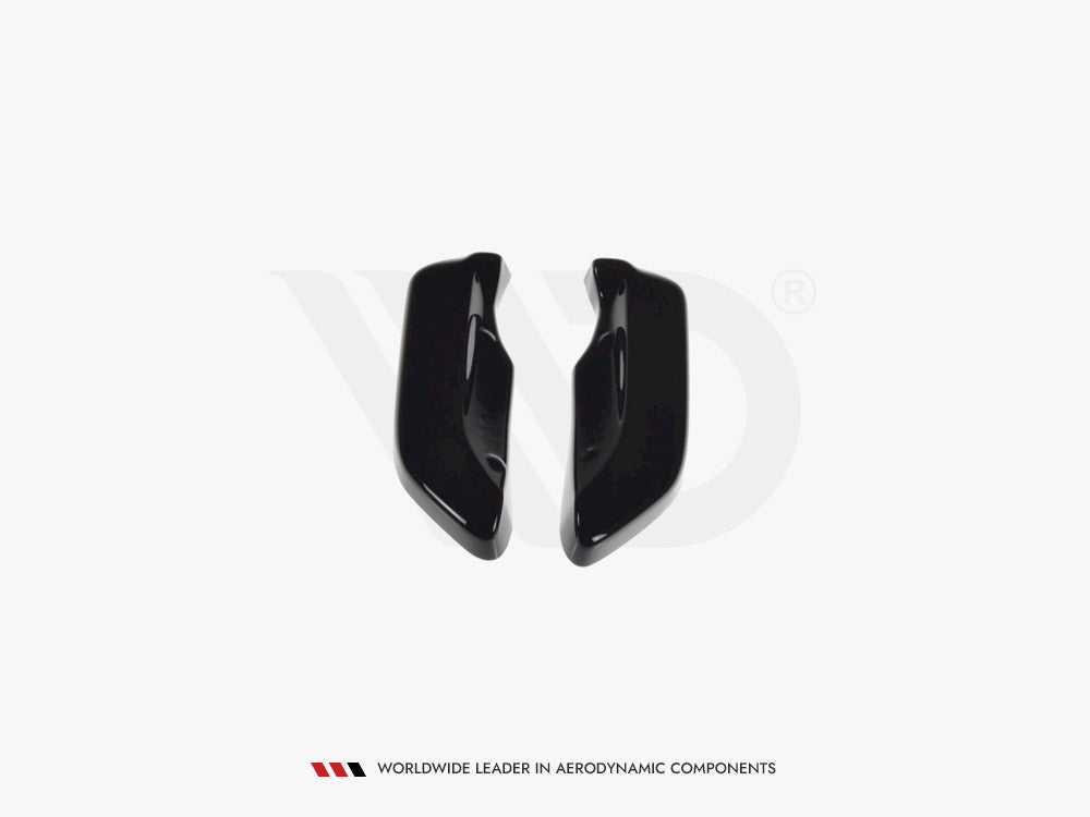 Rear Side Splitters Fiat 500 Pre-facelift (2007-2014) - Carbon Look