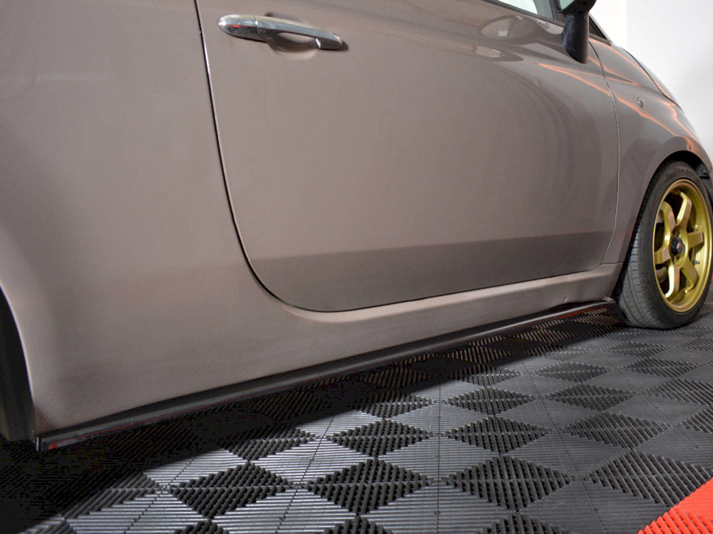 Maxton Design Side Skirts Splitters Fiat 500 Pre-Facelift (2007-2014) - FI-500-SD1G - Image 3