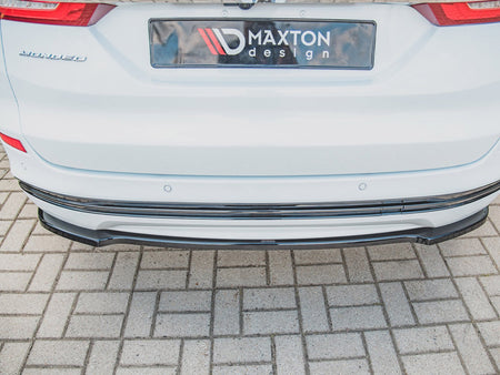 Central Rear Splitter Ford Mondeo Estate Platinum Mk5 Facelift - Textured