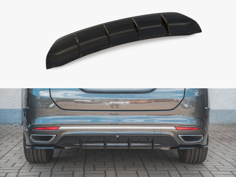 Maxton Design Rear Valance Ford Mondeo Vignale Mk5 Facelift - Textured - FO-MO-5F-VG-RS1T - Image 1