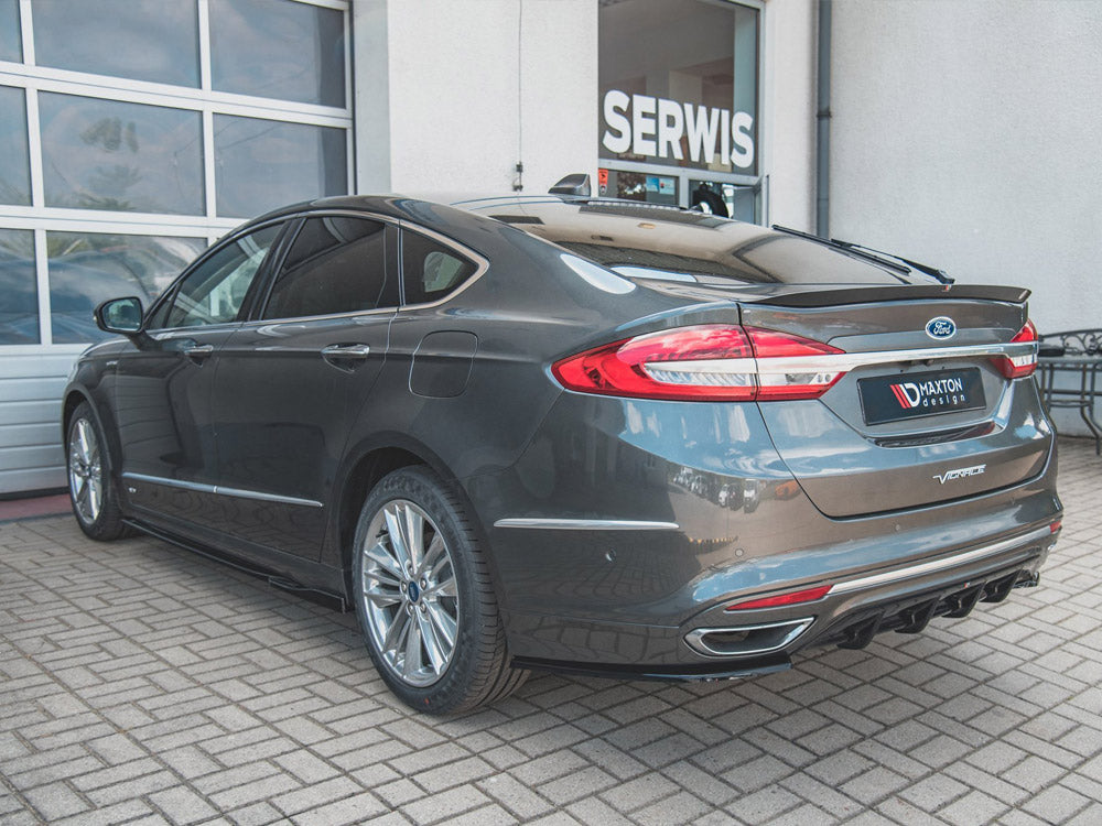 Maxton Design Rear Side Splitters Ford Mondeo Vignale Mk5 Facelift - Textured - FO-MO-5F-VG-RSD1T - Image 2