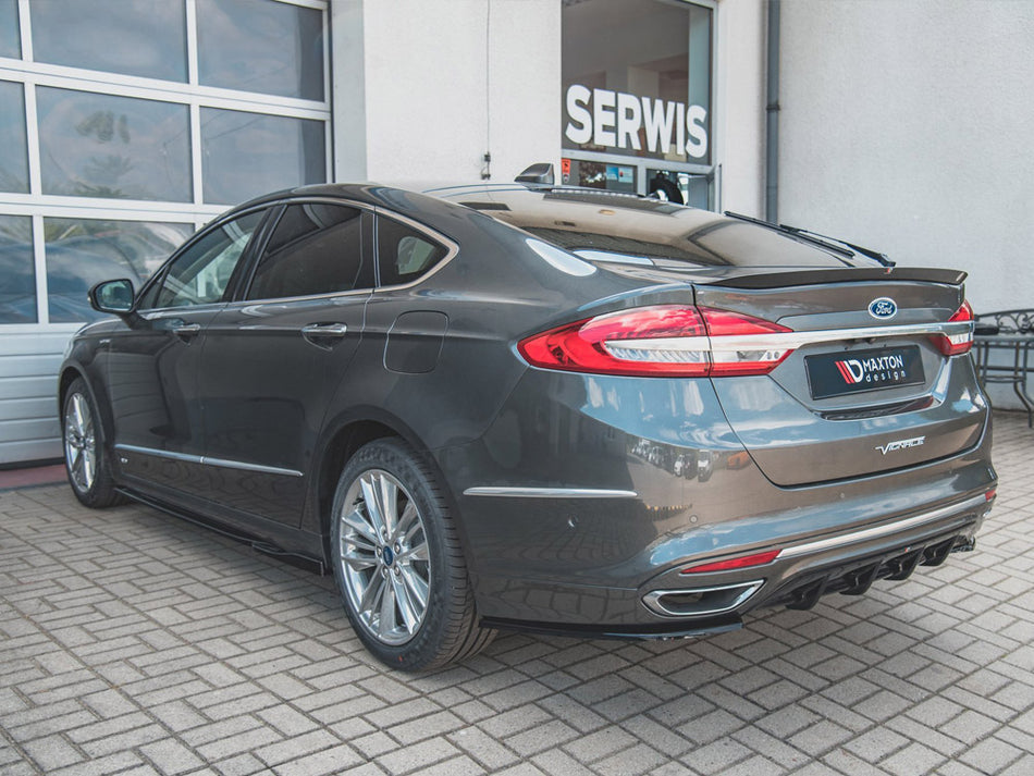 Maxton Design Rear Side Splitters Ford Mondeo Vignale Mk5 Facelift - Textured - FO-MO-5F-VG-RSD1T - Image 2