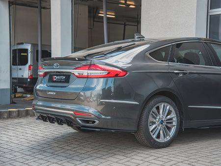 Rear Side Splitters Ford Mondeo Vignale Mk5 Facelift - Carbon Look