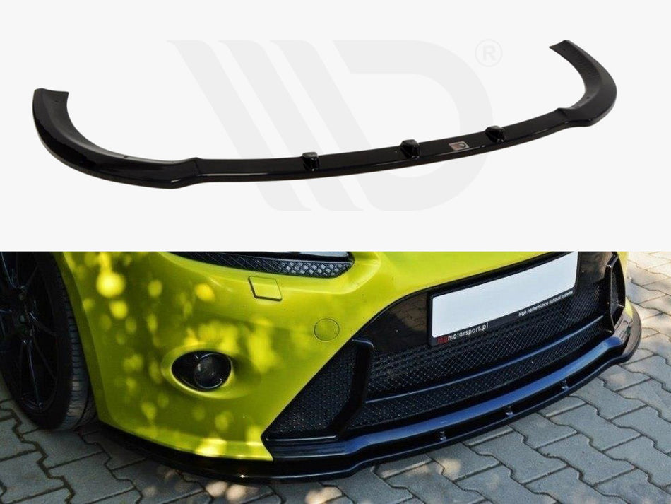 MAXTON DESIGN Front Splitter V.1 Ford Focus MK2 RS - Carbon Look