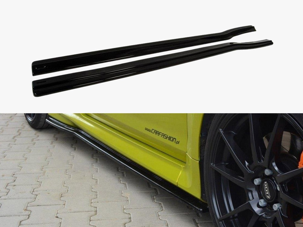 Maxton Design Side Skirts Diffusers Ford Focus MK2 RS - Textured - FO-FO-2-RS-SD1T - Image 1