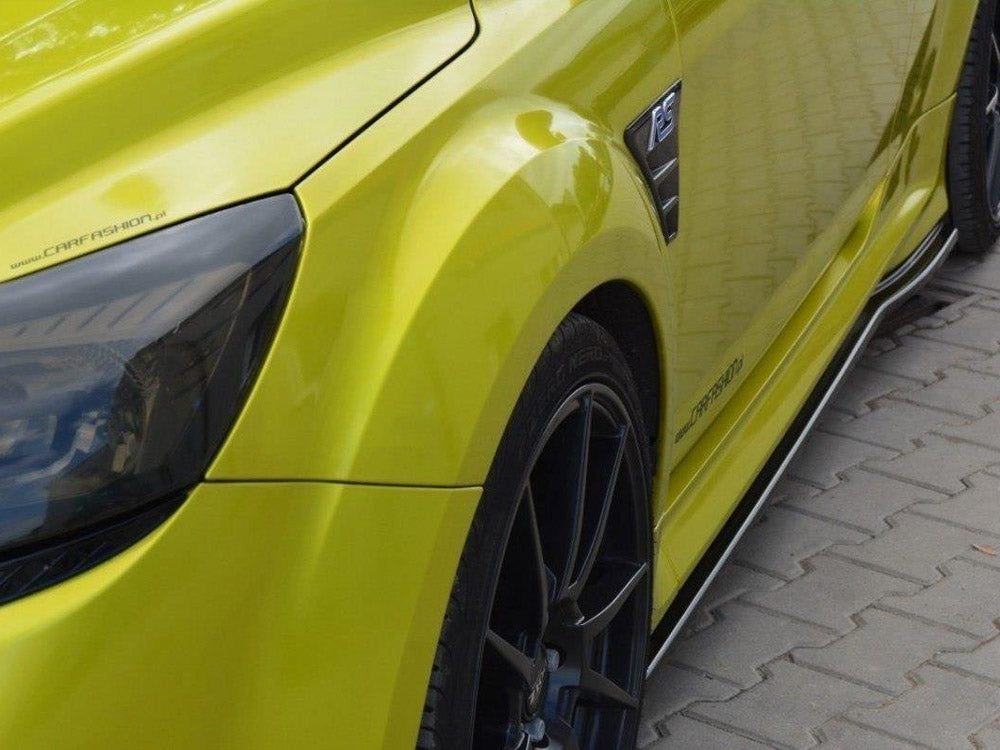 Side Skirts Diffusers Ford Focus MK2 RS - Textured