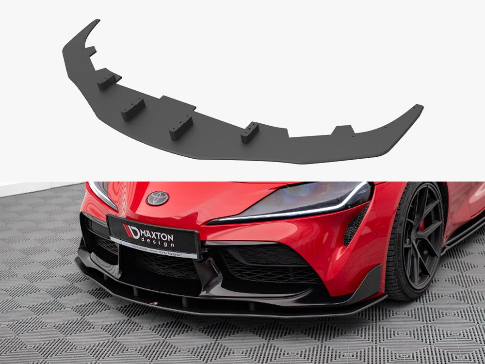 Maxton Design Street PRO Front Splitter Toyota Supra MK5 (2019-) - TOSU5CNC-FD1B - Image 1