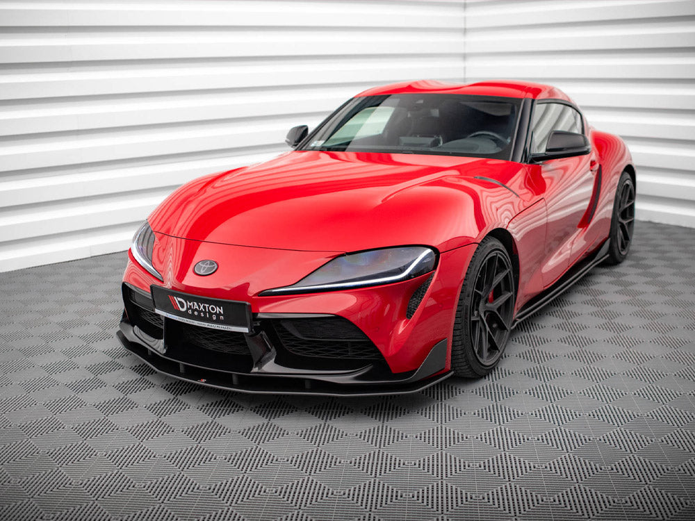Maxton Design Street PRO Front Splitter Toyota Supra MK5 (2019-) - TOSU5CNC-FD1B - Image 2
