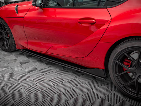 Maxton Design Street PRO Side Skirts Diffusers Toyota Supra MK5 (2019-) - TOSU5CNC-SD1B - Image 3
