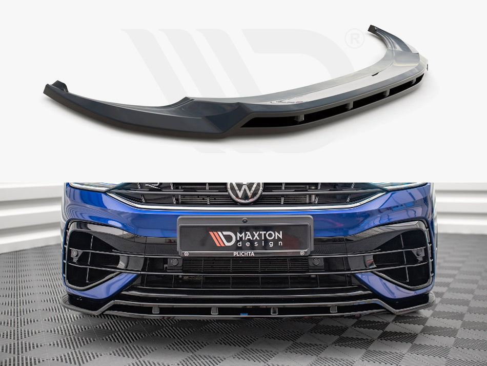 MAXTON DESIGN Front Splitter V.1 VW Tiguan R / R-Line Mk2 Facelift