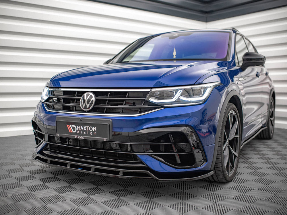 Maxton Design Front Splitter V.1 VW Tiguan R / R-Line Mk2 Facelift - VW-TI-2F-R-FD1G+FD1RG - Image 2