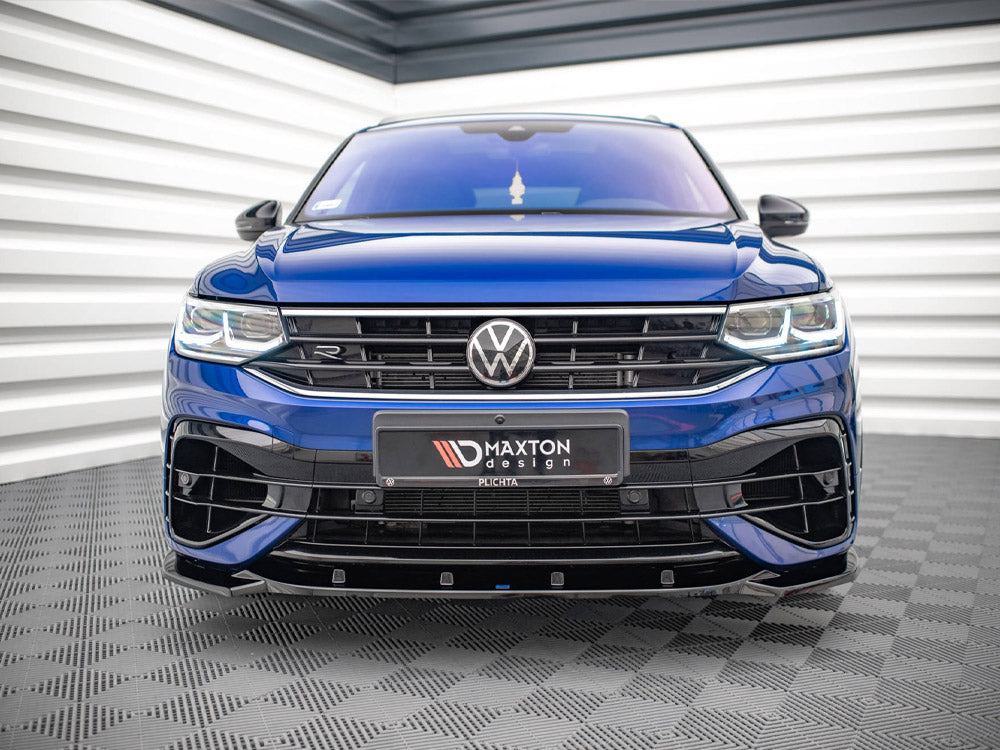 Maxton Design Front Splitter V.3 VW Tiguan R  / R-line MK2 Facelift (2020-) - VW-TI-2F-R-FD3G - Image 3