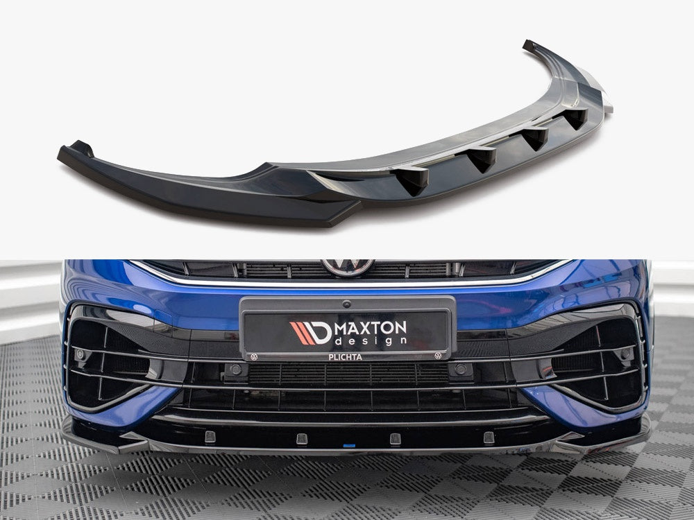 Maxton Design Front Splitter V.3 VW Tiguan R  / R-line MK2 Facelift (2020-) - VW-TI-2F-R-FD3G - Image 1