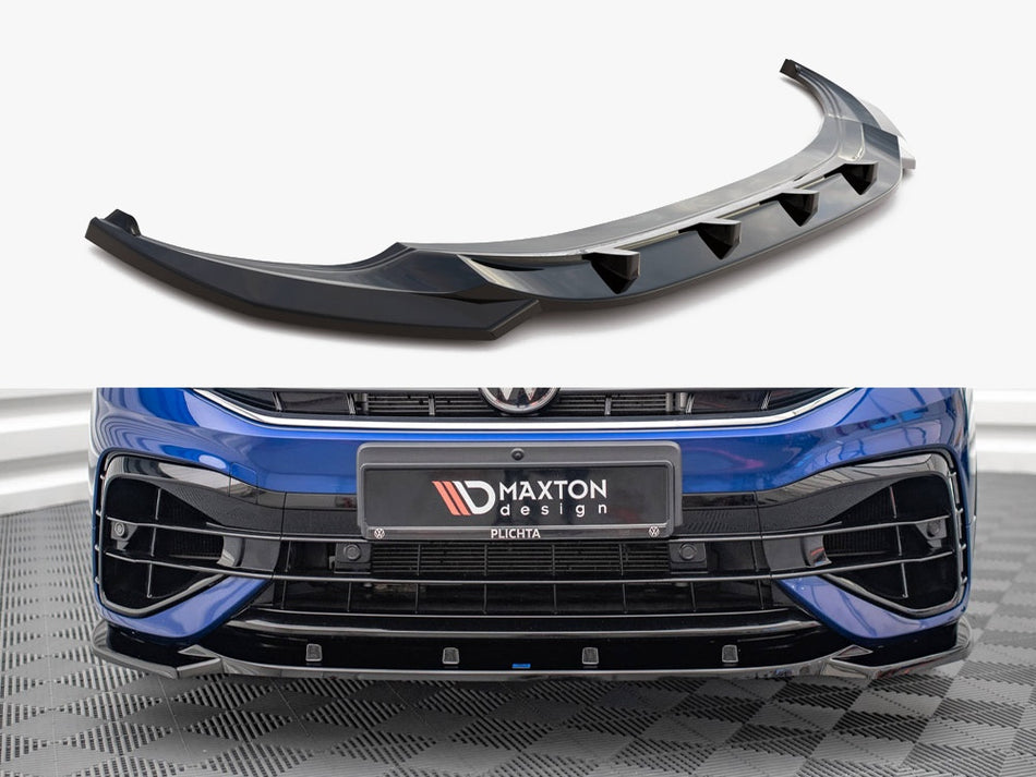 Maxton Design Front Splitter V.3 VW Tiguan R  / R-line MK2 Facelift (2020-) - VW-TI-2F-R-FD3G - Image 1