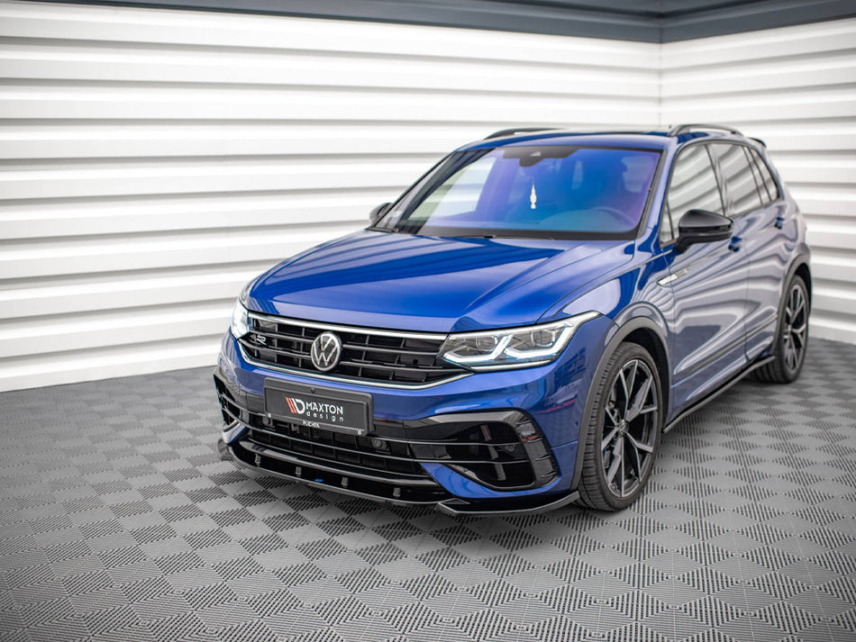 Maxton Design Front Splitter V.3 VW Tiguan R  / R-line MK2 Facelift (2020-) - VW-TI-2F-R-FD3G - Image 2