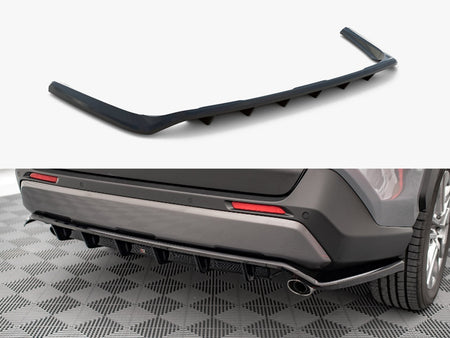 Maxton Design Rear Splitter (Vertical Bars) Toyota RAV4 Mk5 - TO-RAV4-5-RD1G+RD2G - Image 1