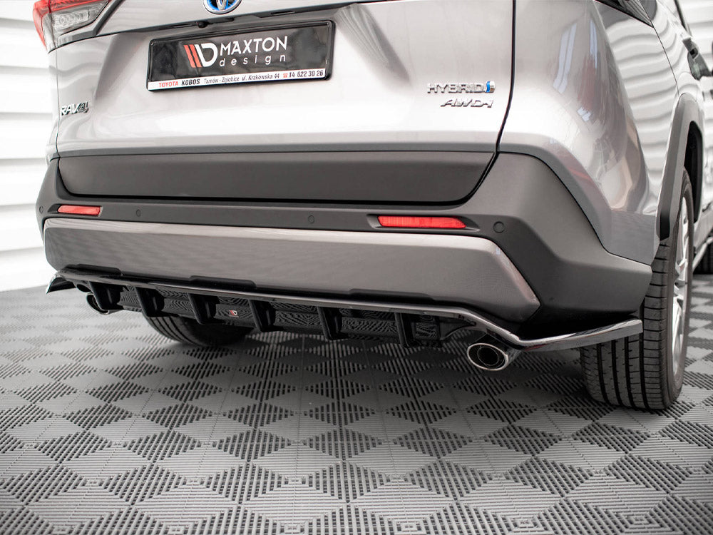 Maxton Design Rear Splitter (Vertical Bars) Toyota RAV4 Mk5 - TO-RAV4-5-RD1G+RD2G - Image 3