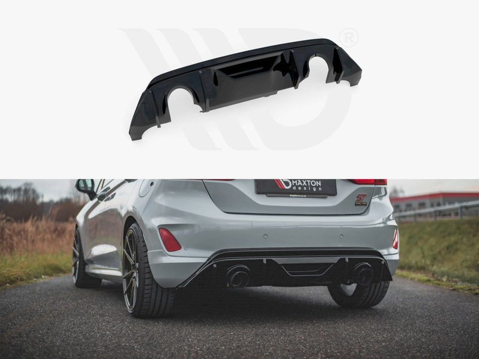 MAXTON DESIGN Rear Diffuser + Milltek Gpf/opf BACK Exhaust System - Ford Fiesta MK8 ST &amp; MK8.5 ST (2018-2022)