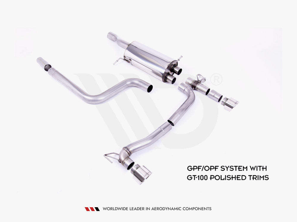 Rear Diffuser + Milltek GPF / OPF BACK Exhaust System - Ford Fiesta ST Mk8