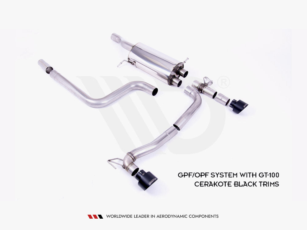 Rear Diffuser + Milltek GPF / OPF BACK Exhaust System - Ford Fiesta ST Mk8