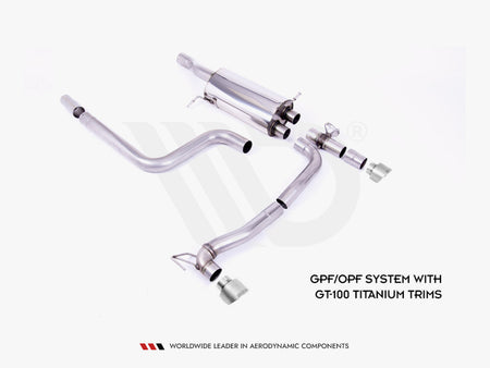Rear Diffuser + Milltek GPF / OPF BACK Exhaust System - Ford Fiesta ST Mk8