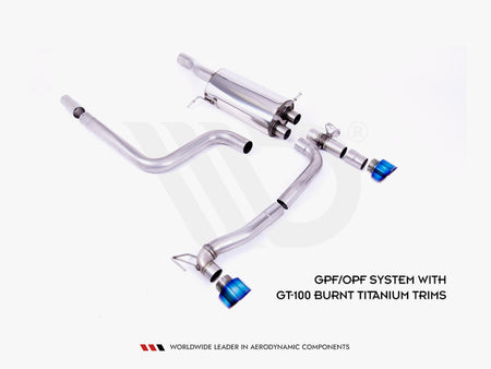 Rear Diffuser + Milltek GPF / OPF BACK Exhaust System - Ford Fiesta ST Mk8