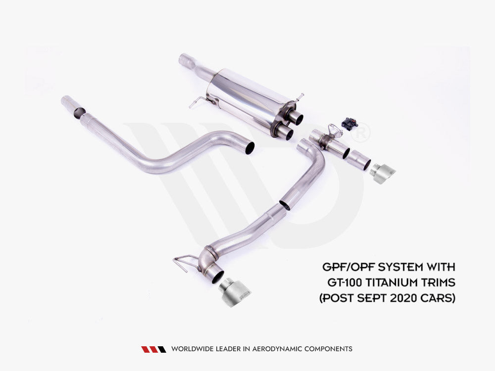 Rear Diffuser + Milltek GPF BACK Exhaust System - Ford Fiesta Mk8 ST &amp; Mk8.5 ST