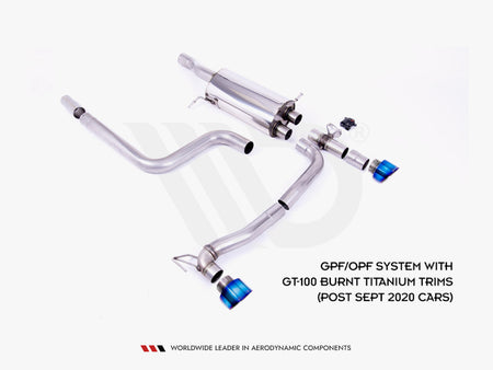 Rear Diffuser + Milltek GPF BACK Exhaust System - Ford Fiesta Mk8 ST &amp; Mk8.5 ST