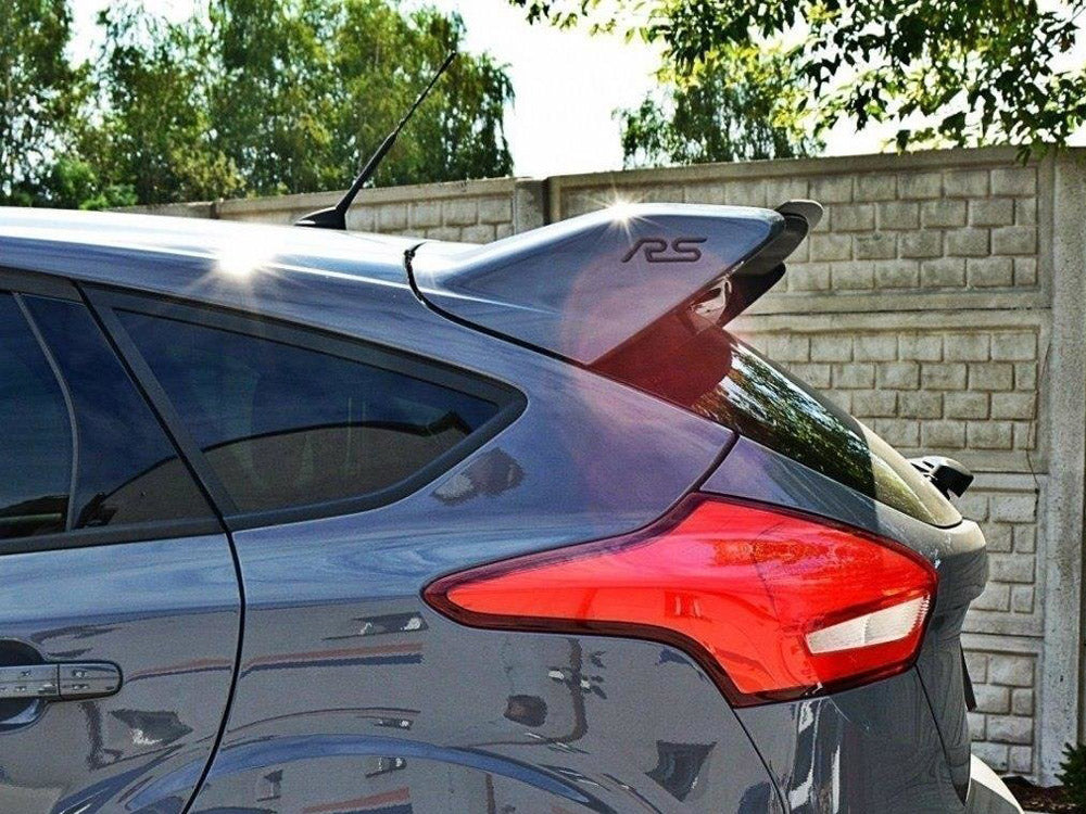 Maxton Design Spoiler CAP VER.1 Ford Focus 3 RS - Carbon Look - FO-FO-3-RS-CAP1C - Image 3