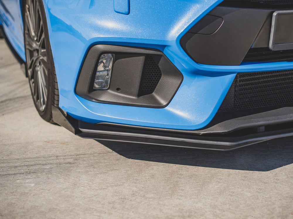 Street PRO Front Splitter V.1 + Flaps Ford Focus RS Mk3