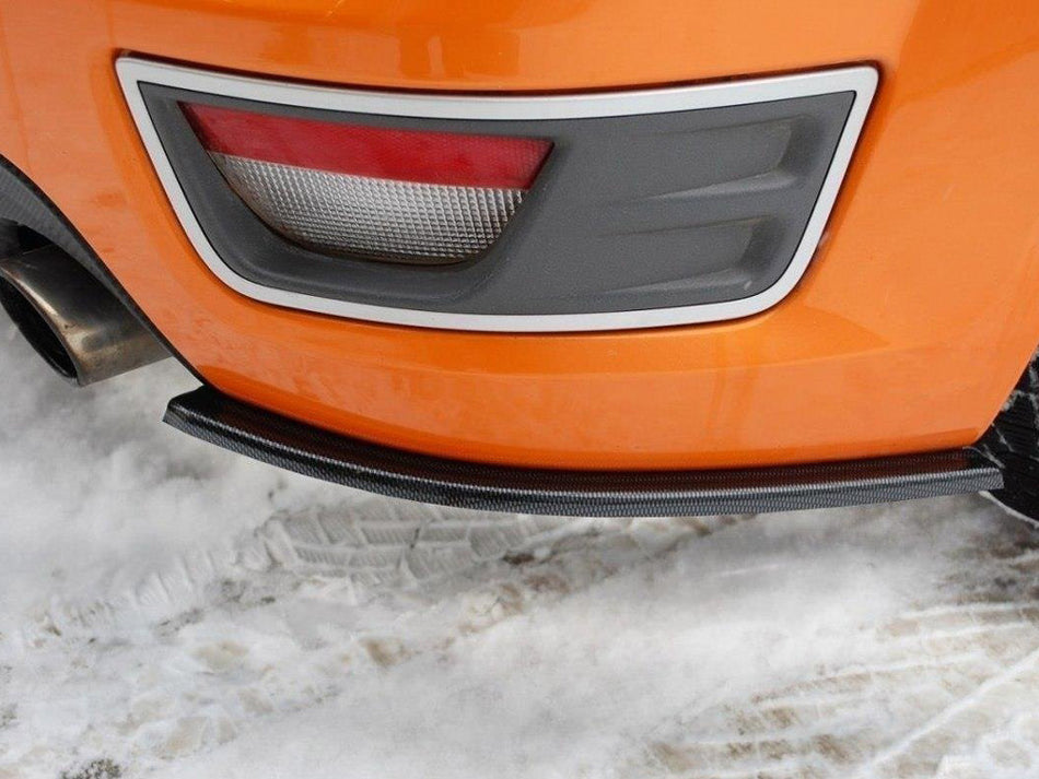 Maxton Design Rear Side Splitters Ford Focus MK2 ST Preface Model - Carbon Look - FO-FO-2-ST-RSD1C - Image 1