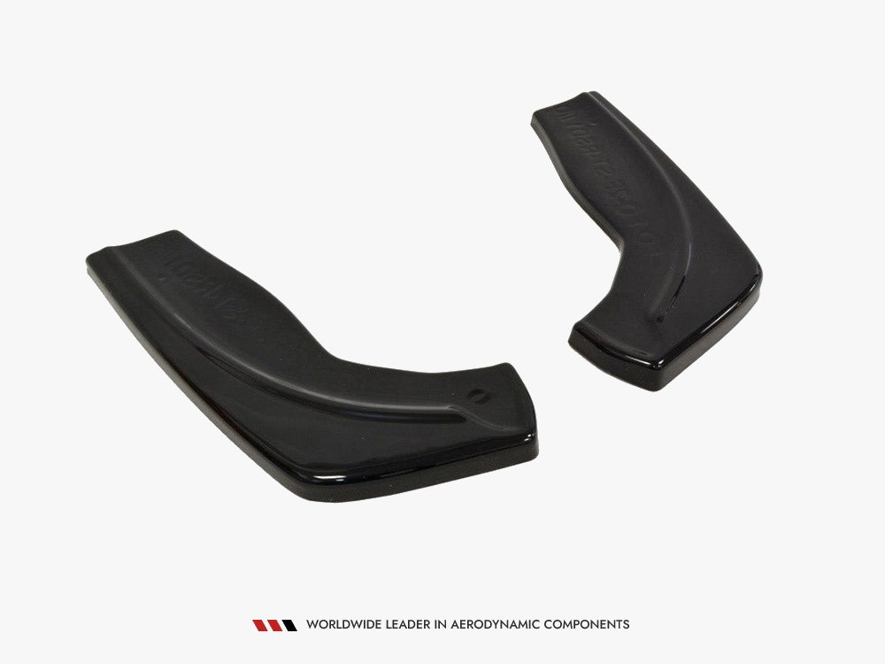 Maxton Design Rear Side Splitters V.1 Ford Focus II ST Facelift - Carbon Look - FO-FO-2F-ST-RSD1C - Image 1