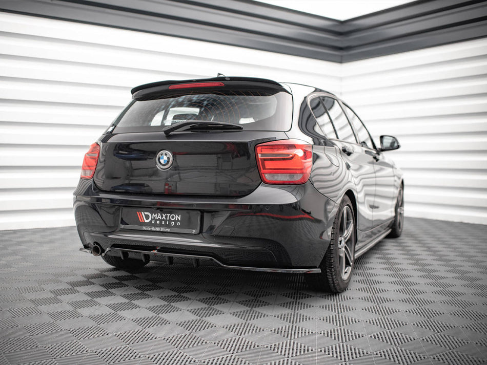 Maxton Design Central Rear Splitter (Vertical Bars) BMW 1 F20 - BM-1-F20-RSD1G+RD1G - Image 2