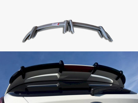Maxton Design Roof Spoiler Extension Ford Fiesta MK7 ST / Zetec S Facelift Primer Painted - FO-FI-7F-D3FP - Image 1