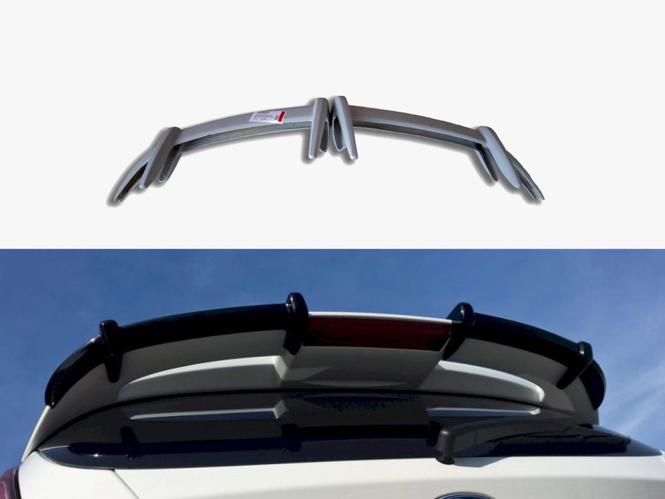Maxton Design Roof Spoiler Extension Ford Fiesta MK7 ST / Zetec S Facelift Primer Painted