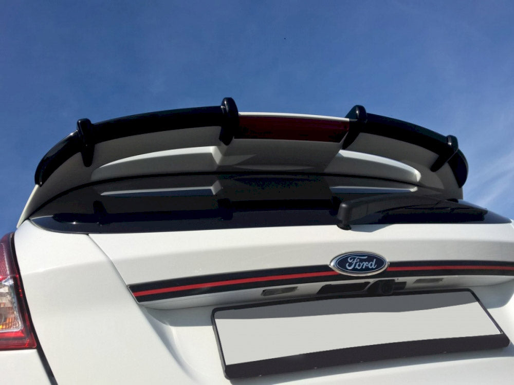 Maxton Design Roof Spoiler Extension Ford Fiesta MK7 ST / Zetec S Facelift Primer Painted - FO-FI-7F-D3FP - Image 2