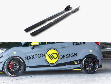 Maxton Design Side Skirts Diffusers Ford Fiesta MK7.5 ST (2013-2017) - FO-FI-7F-ST-FSD1FP - Image 1