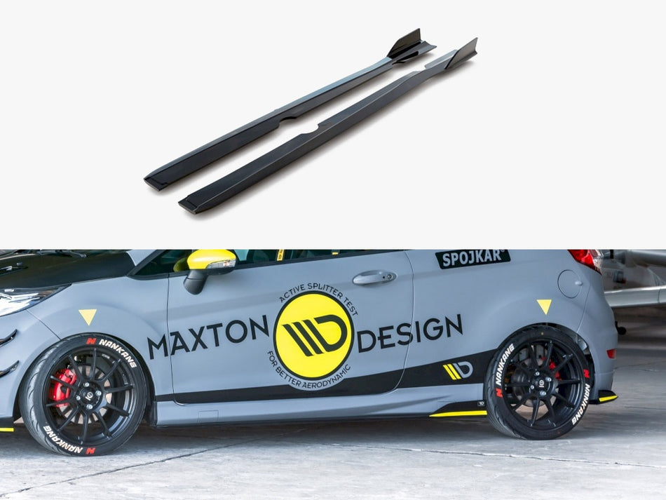 Maxton Design Side Skirts Diffusers Ford Fiesta MK7.5 ST (2013-2017) - FO-FI-7F-ST-FSD1FP - Image 1