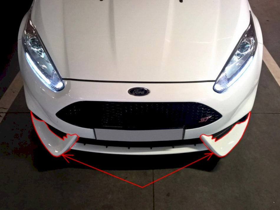 Maxton Design Front Bumper Spoilers Fiesta MK7 ST (2013-2017) - FO-FI-7F-ST-M-FS1F - Image 1
