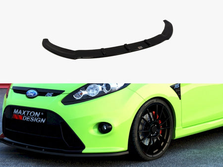 Front Splitter Ford Fiesta MK7 (For RS Look Bumper) - Carbon Look