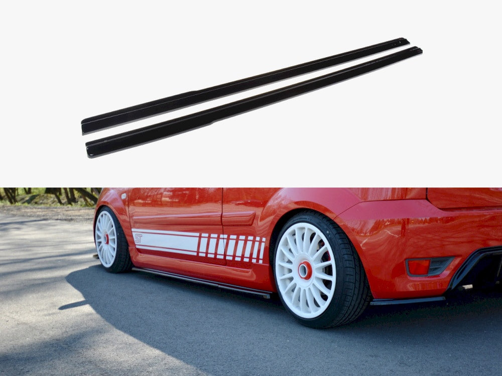 Maxton Design Side Skirts Diffusers Ford Fiesta MK6 ST (2004-2007) - FO-FI-6-ST-SD1G - Image 1