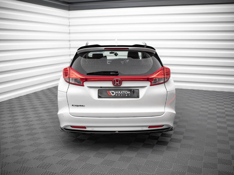 Maxton Design Central Rear Splitter Honda Civic Tourer MK9 - Textured - HO-CI-9-K-RD1T - Image 2