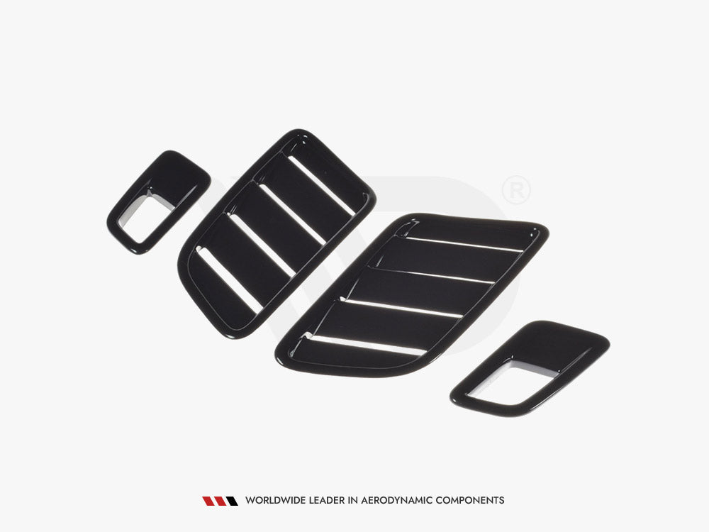 SET OF Bonnet Vents Ford Focus ST-Line / ST Mk4 - Carbon Look